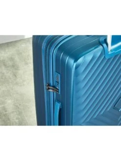 Rock Luggage Infinity 8 Wheel Hardshell Large Suitcase - Navy -Reata Bags Travel Shop VENZI SQ5 0000000048 NAVY SLd2