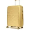 Rock Luggage Infinity 8 Wheel Hardshell Medium Suitcase - Gold -Reata Bags Travel Shop VENZP SQ1 0000000036 GOLD SLf