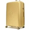 Rock Luggage Infinity 8 Wheel Hardshell Large Suitcase - Gold -Reata Bags Travel Shop VENZQ SQ1 0000000036 GOLD SLf