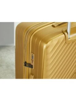 Rock Luggage Infinity 8 Wheel Hardshell Large Suitcase - Gold -Reata Bags Travel Shop VENZQ SQ4 0000000036 GOLD SLd1