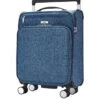 Rock Luggage Rocklite DLX 8 Wheel Soft Unique Lightweight Cabin Suitcase - Denim Blue -Reata Bags Travel Shop VENZY SQ1 0000000020 BLUE SLf