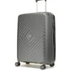Rock Luggage Infinity 8 Wheel Hardshell Medium Suitcase - Charcoal -Reata Bags Travel Shop VEO03 SQ1 0000000071 CHARCOAL SLf