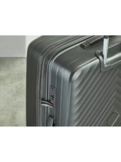 Rock Luggage Infinity 8 Wheel Hardshell Medium Suitcase - Charcoal -Reata Bags Travel Shop VEO03 SQ5 0000000071 CHARCOAL SLd2