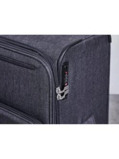 Rock Luggage Rocklite DLX 8 Wheel Soft Unique Lightweight Medium Suitcase - Charcoal 11 Rock Luggage Rocklite DLX 8 Wheel Soft Unique Lightweight Medium Suitcase - Charcoal -Reata Bags Travel Shop VEO0H SQ4 0000000071 CHARCOAL SLd1