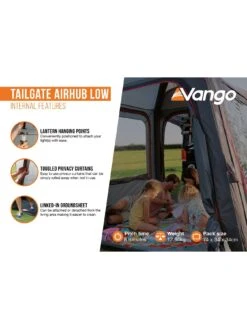 Vango Tailgate AirHub Low Drive-Away Awning -Reata Bags Travel Shop VFWE2 SQ5 0000000099 N A SLd2
