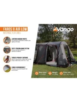 Vango Faros II Air Low Drive-Away Awning -Reata Bags Travel Shop VFWE5 SQ5 0000000099 N A SLd2