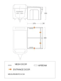 Vango Riviera Air 390 Elements ProShield Caravan Awning -Reata Bags Travel Shop VFWEE SQ4 0000000005 GREY SLd1