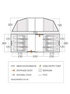 Vango Castlewood 800XL Package -Reata Bags Travel Shop VFWEM SQ6 0000000047 GREEN SLd3