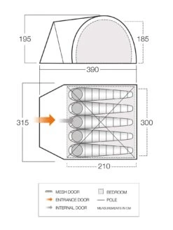 Vango Cragmor 500 -Reata Bags Travel Shop VFWEQ SQ4 0000000047 GREEN SLd1
