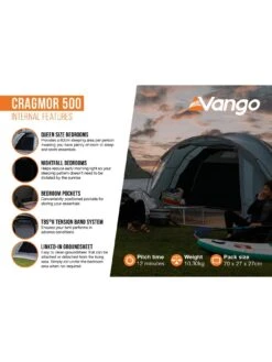 Vango Cragmor 500 -Reata Bags Travel Shop VFWEQ SQ6 0000000047 GREEN SLd3