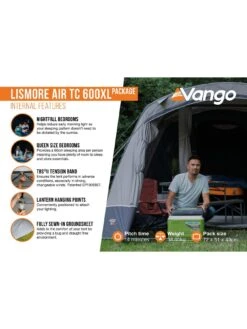 Vango Lismore Air TC 600XL Package -Reata Bags Travel Shop VFWFB SQ6 0000000005 GREY SLd3
