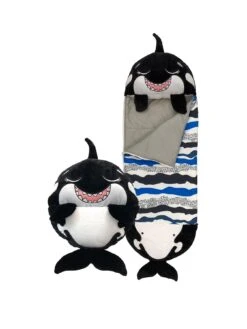 Happy Nappers Black Shark Sleeping Bag - Large