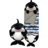 Happy Nappers Black Shark Sleeping Bag - Medium -Reata Bags Travel Shop VGMDU SQ1 0000000004 BLACK SLf