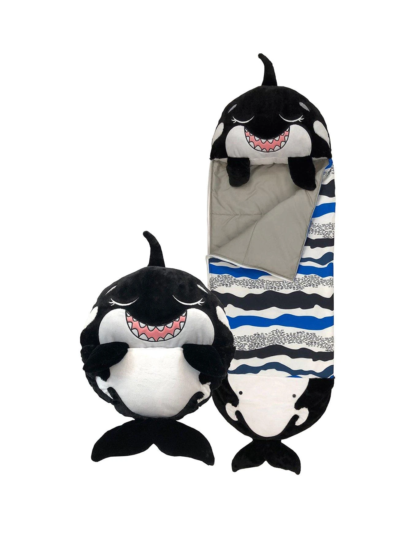 Happy Nappers Black Shark Sleeping Bag - Medium 3 Happy Nappers Black Shark Sleeping Bag - Medium