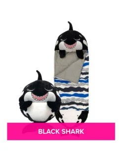 Happy Nappers Black Shark Sleeping Bag - Medium 9 Happy Nappers Black Shark Sleeping Bag - Medium -Reata Bags Travel Shop VGMDU SQ2 0000000004 BLACK SLa