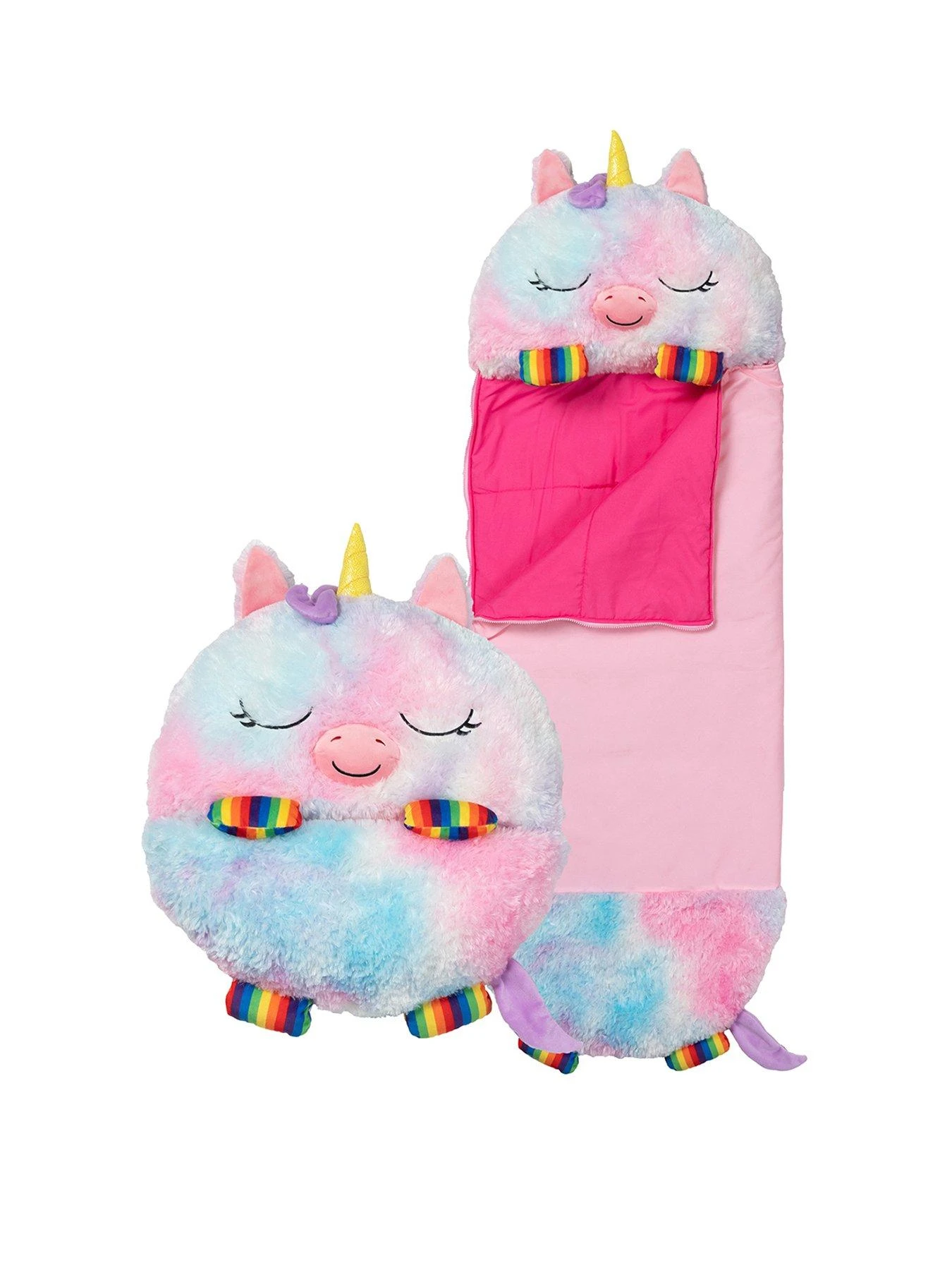 Happy Nappers Rainbow Unicorn Sleeping Bag - Medium 3 Happy Nappers Rainbow Unicorn Sleeping Bag - Medium