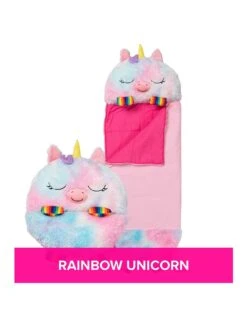 Happy Nappers Rainbow Unicorn Sleeping Bag - Medium 9 Happy Nappers Rainbow Unicorn Sleeping Bag - Medium -Reata Bags Travel Shop VGMDY SQ2 0000004118 RAINBOW SLa