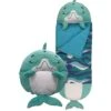Happy Nappers Blue Disco Dolphin Sleeping Bag - Large -Reata Bags Travel Shop VGMDZ SQ1 0000000020 BLUE SLf