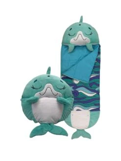 Happy Nappers Blue Disco Dolphin Sleeping Bag - Large