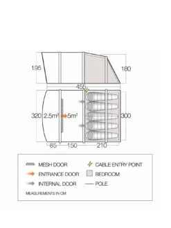 Vango Avington Flow Air 500 Herbal -Reata Bags Travel Shop VGTNZ SQ3 0000000047 GREEN SLd
