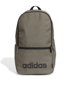 Adidas Men's Linear Logo Classic Backpack - KHAKI