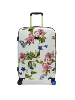 Joules Medium Trolley Case 4W - Spring Wood Botanical New