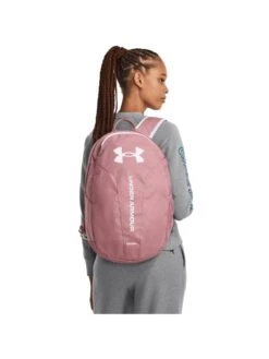 UNDER ARMOUR Womens Training Hustle Lite Backpack -Reata Bags Travel Shop VKIOF SQ3 0000000063 PINK MDo