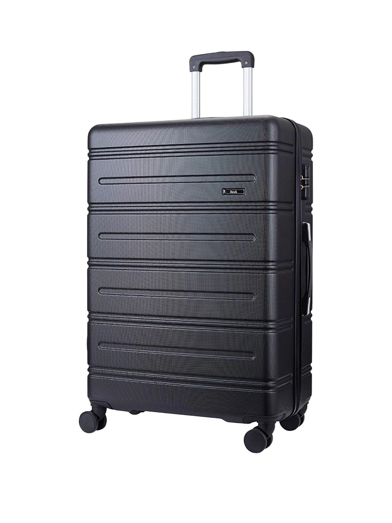 Rock Luggage Lisbon Large Suitcase Black 3 Rock Luggage Lisbon Large Suitcase Black