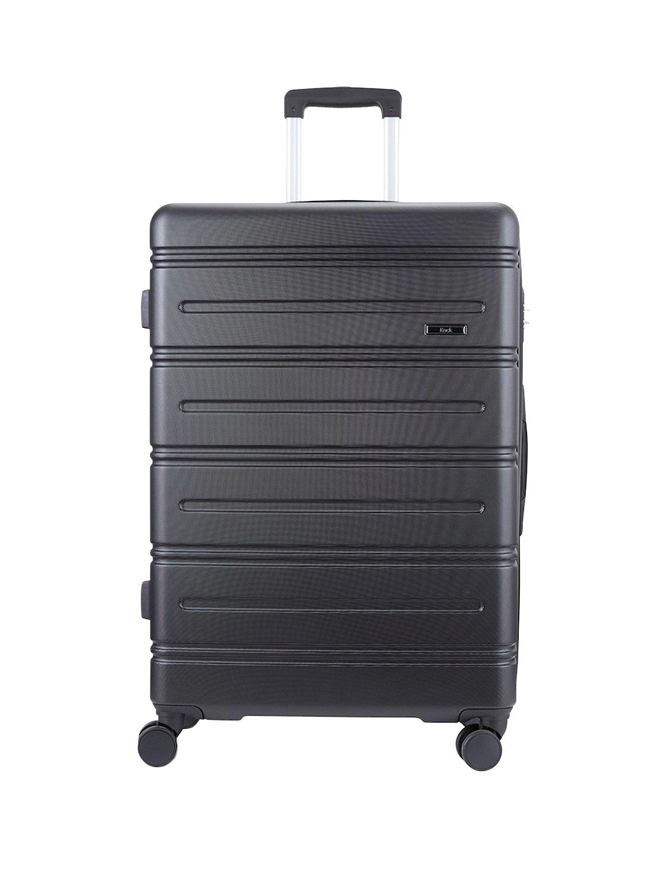 Rock Luggage Lisbon Large Suitcase Black 4 Rock Luggage Lisbon Large Suitcase Black - Image 2