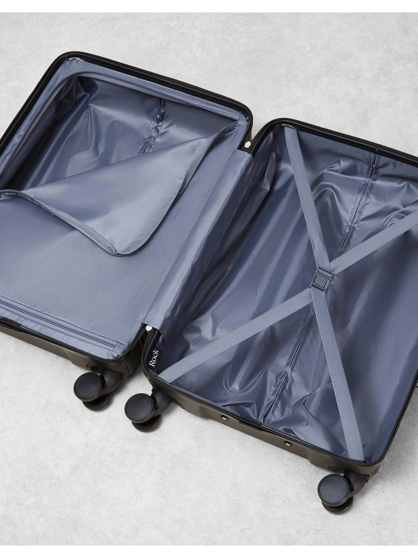 Rock Luggage Lisbon Large Suitcase Black 6 Rock Luggage Lisbon Large Suitcase Black - Image 4