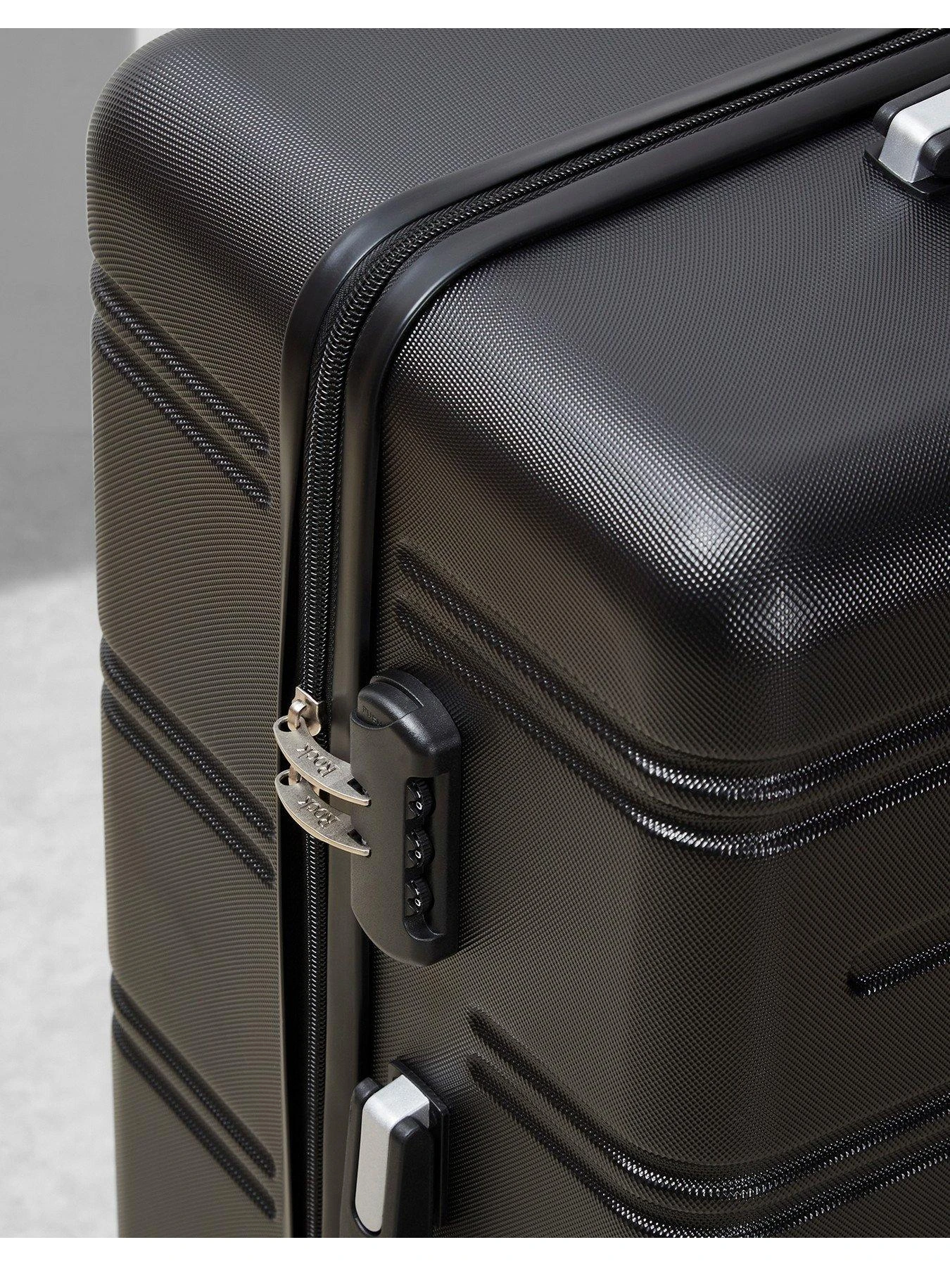 Rock Luggage Lisbon Large Suitcase Black 7 Rock Luggage Lisbon Large Suitcase Black - Image 5