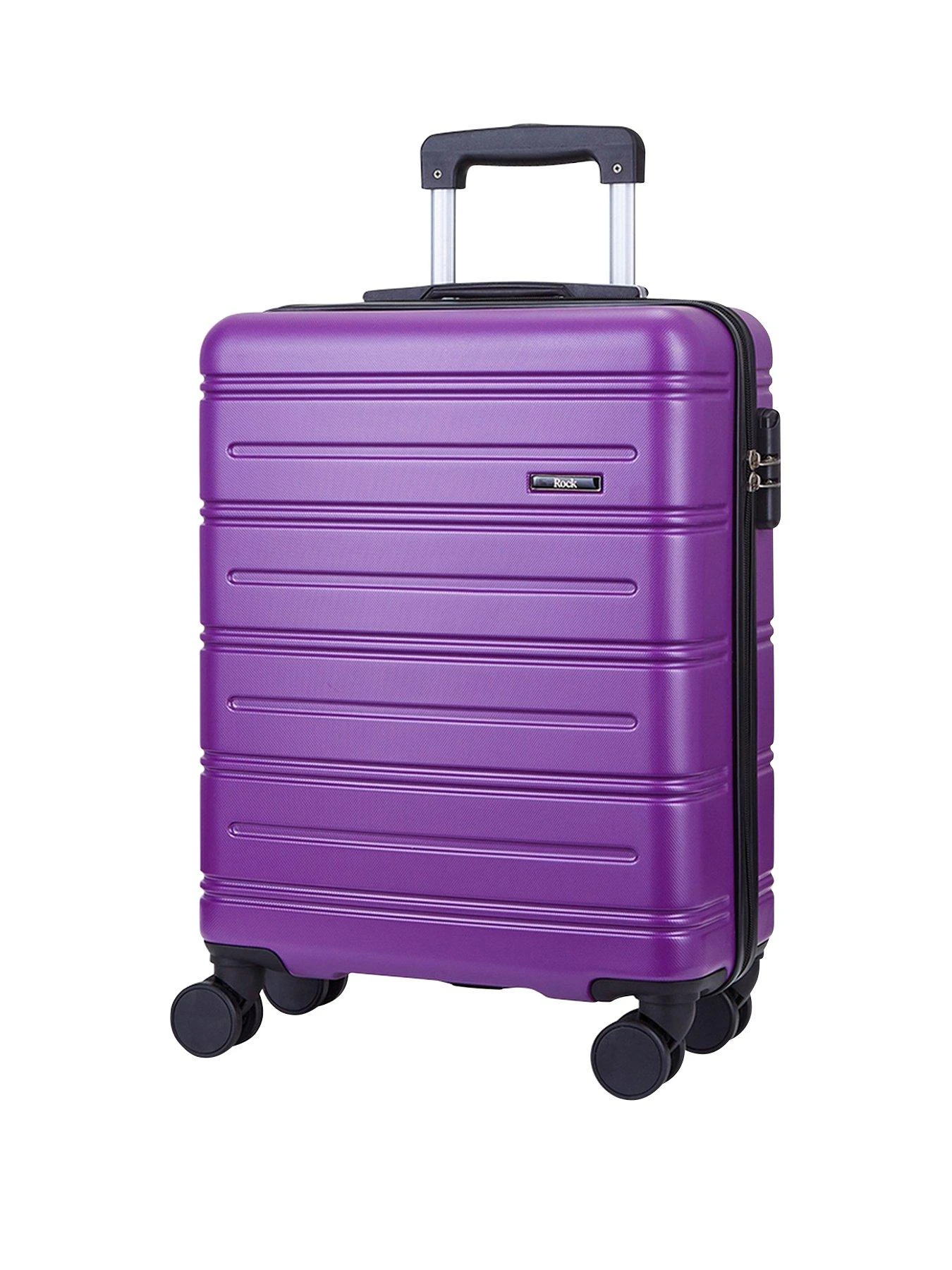 Rock Luggage Lisbon Small Suitcase Purple 3 Rock Luggage Lisbon Small Suitcase Purple