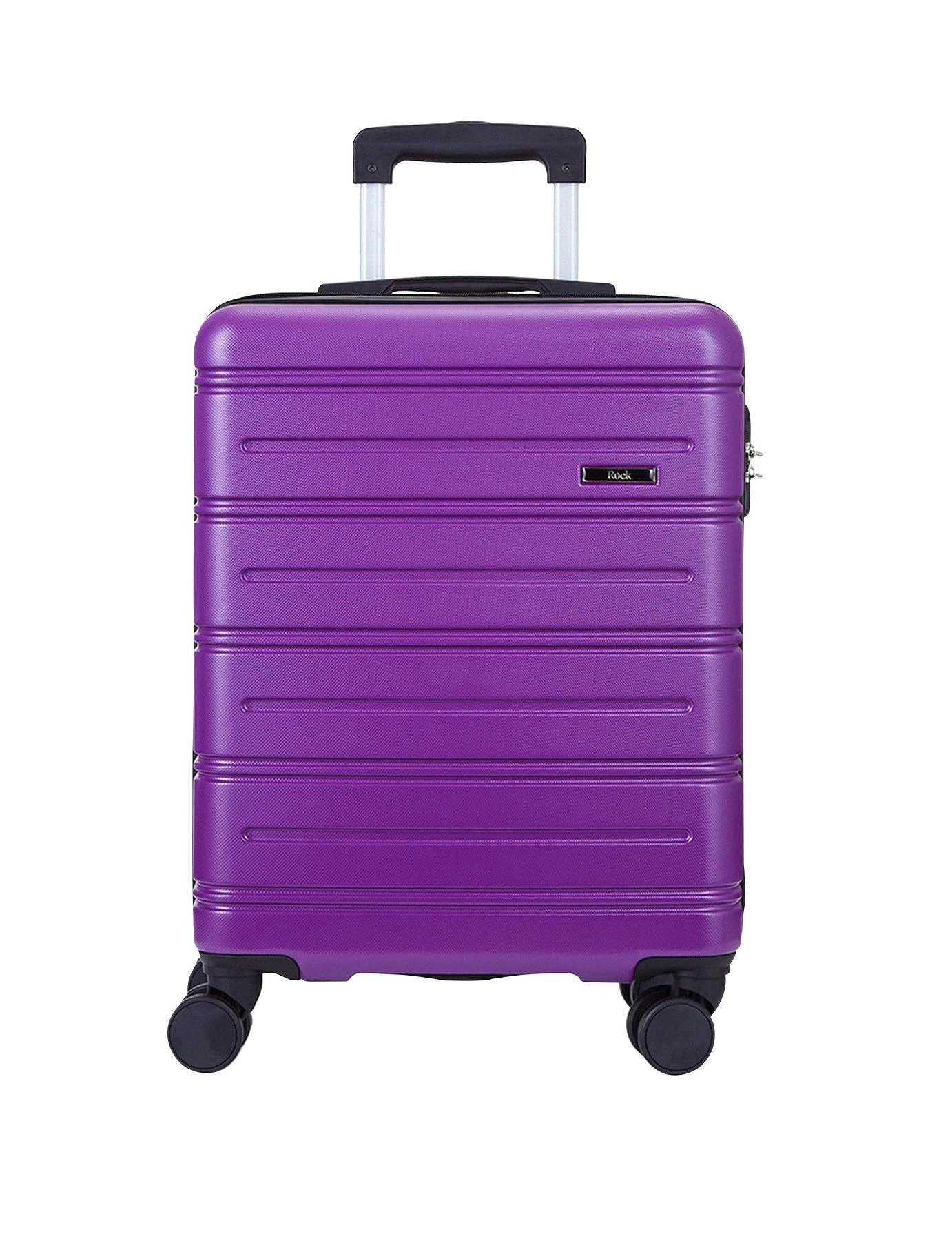 Rock Luggage Lisbon Small Suitcase Purple 4 Rock Luggage Lisbon Small Suitcase Purple - Image 2