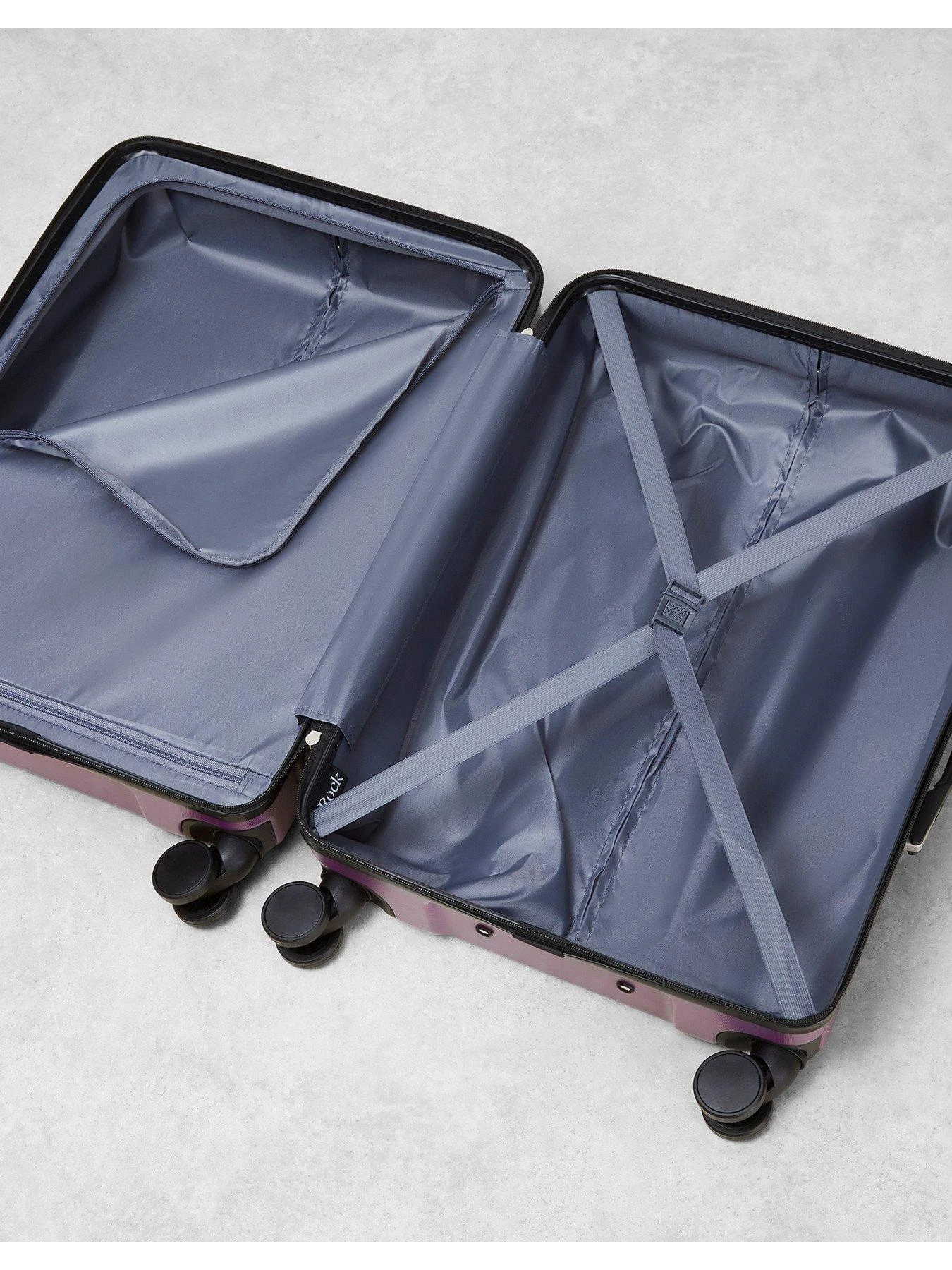 Rock Luggage Lisbon Small Suitcase Purple 6 Rock Luggage Lisbon Small Suitcase Purple - Image 4