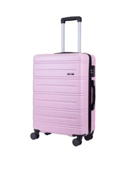 Rock Luggage Lisbon Medium Suitcase Pink