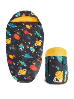 Silentnight Camping Collection Kids Sleeping Bag - Space - Single