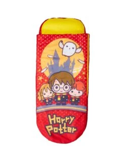 Harry Potter Junior ReadyBed - 2 In 1 Kids Sleeping Bag And Inflatable Air Bed In A Bag With A Pump