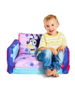 Bluey Flip Out Mini Sofa - 2 In 1 Kids Inflatable Sofa And Lounger -Reata Bags Travel Shop VM4AM SQ6 0000000099 N A SLd3