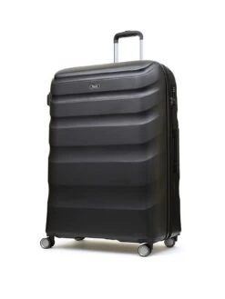 Rock Luggage Bali 8 Wheel Hardshell Extra Large Suitcase - Black