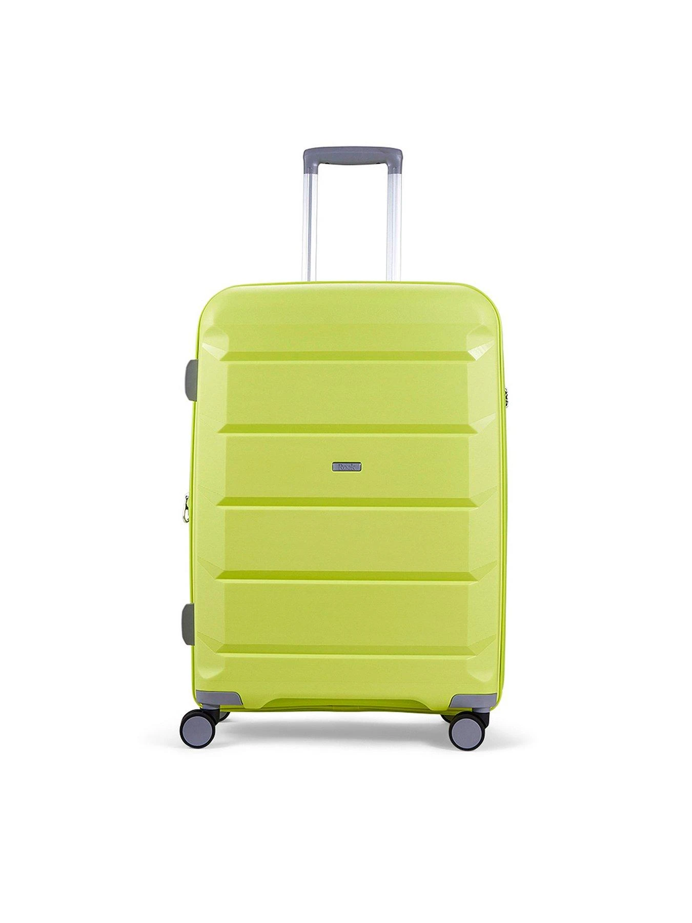 Rock Luggage Tulum Hardshell 8-wheel Spinner Medium Suitcase -Lime/Grey 4 Rock Luggage Tulum Hardshell 8-wheel Spinner Medium Suitcase -Lime/Grey - Image 2