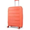 Rock Luggage Tulum Hardshell 8-wheel Spinner Medium Suitcase -Peach Echo -Reata Bags Travel Shop VPJMX SQ1 0000000198 ORANGE SLf