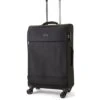 Rock Luggage Paris 8 Wheel Softshell Lightweight Medium Suitcase With Lock -Black 2 Rock Luggage Paris 8 Wheel Softshell Lightweight Medium Suitcase With Lock -Black -Reata Bags Travel Shop VPK6X SQ1 0000000004 BLACK SLf