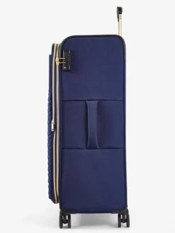 Rock Luggage Sloane Softshell 8 Wheel Expander With TSA Lock Large Suitcase -Reata Bags Travel Shop VPK7D SQ3 0000000048 NAVY SLd