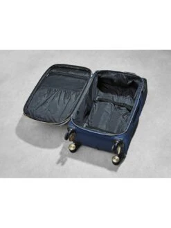 Rock Luggage Sloane Softshell 8 Wheel Expander With TSA Lock Large Suitcase -Reata Bags Travel Shop VPK7D SQ5 0000000048 NAVY SLd2