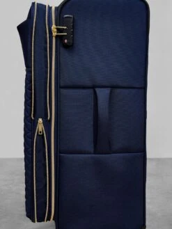 Rock Luggage Sloane Softshell 8 Wheel Expander With TSA Lock Large Suitcase -Reata Bags Travel Shop VPK7D SQ7 0000000048 NAVY SLd4